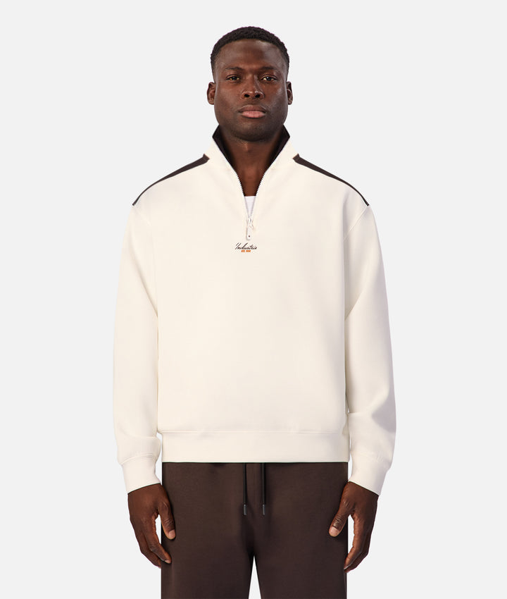 The Cortina Tech Track Top - Polar Brown