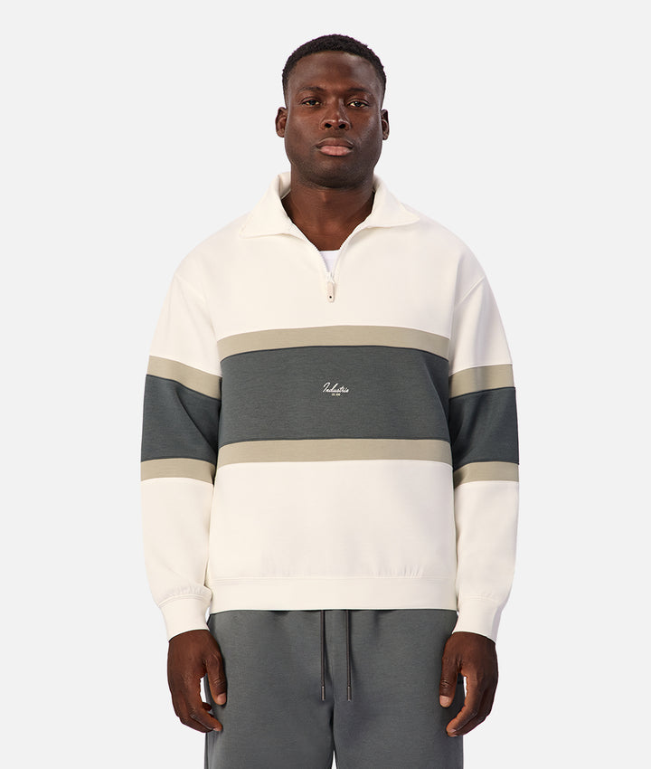 The Tech Eastend Track Top - Off White Laurel Combo