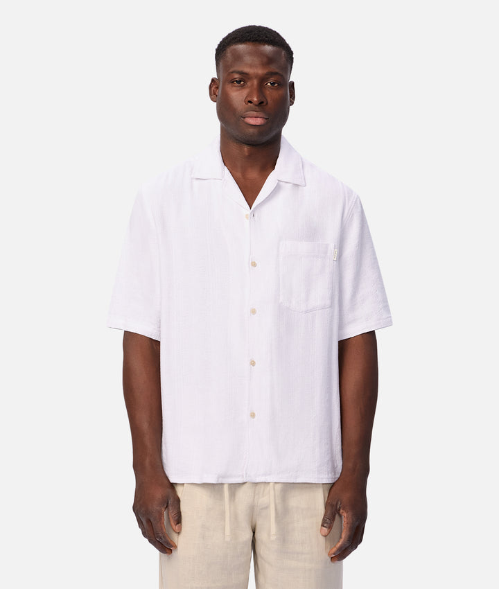 The San Bernado Short Sleeve Shirt - Chalk