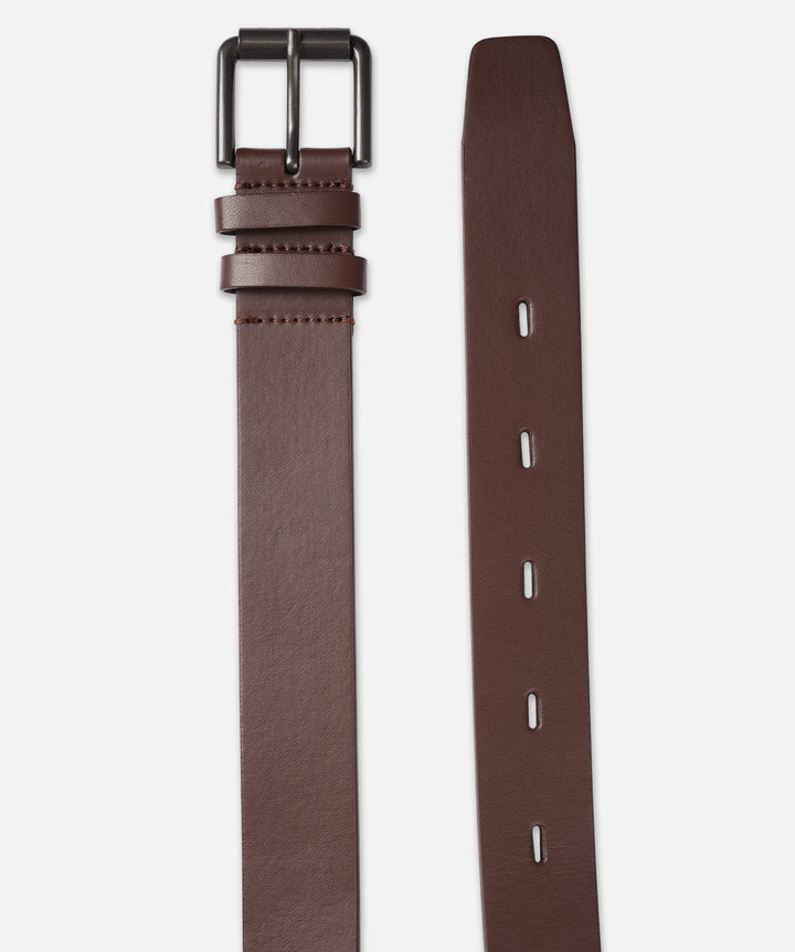 Mens Wide Pu Belt - Brown