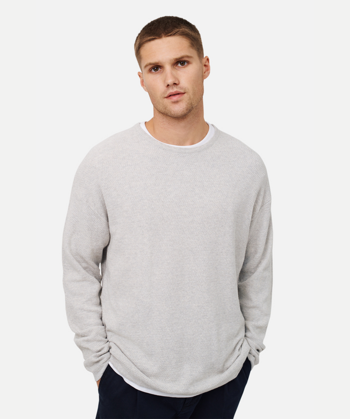 The Aries Knit - Light Marle Grey
