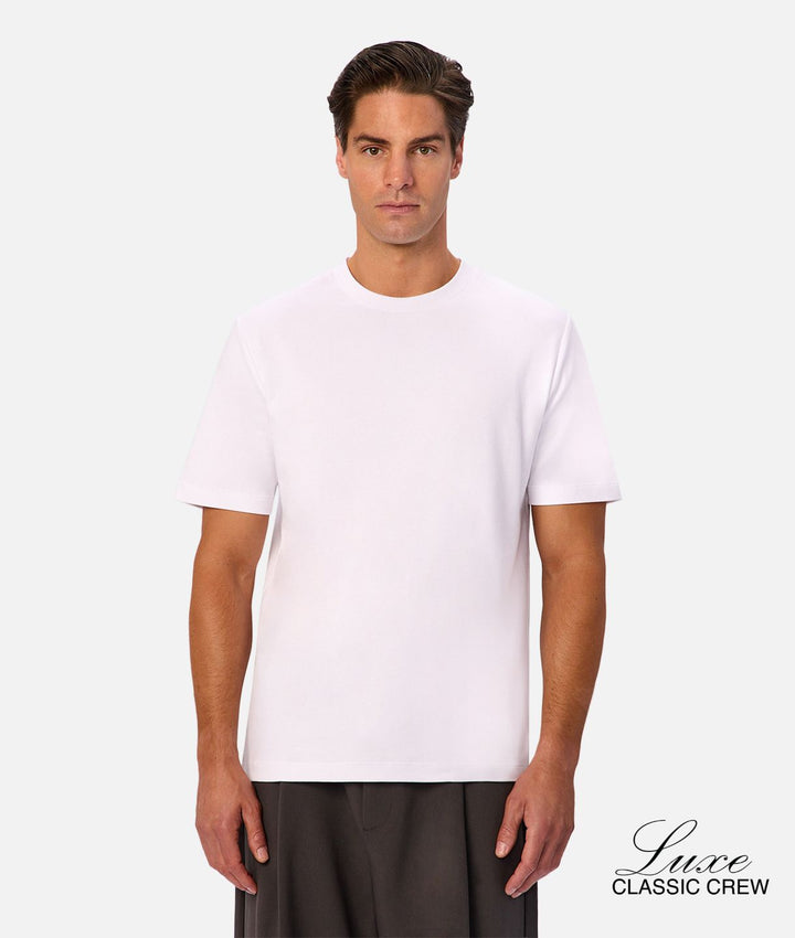 The Luxe Classic Tee - White